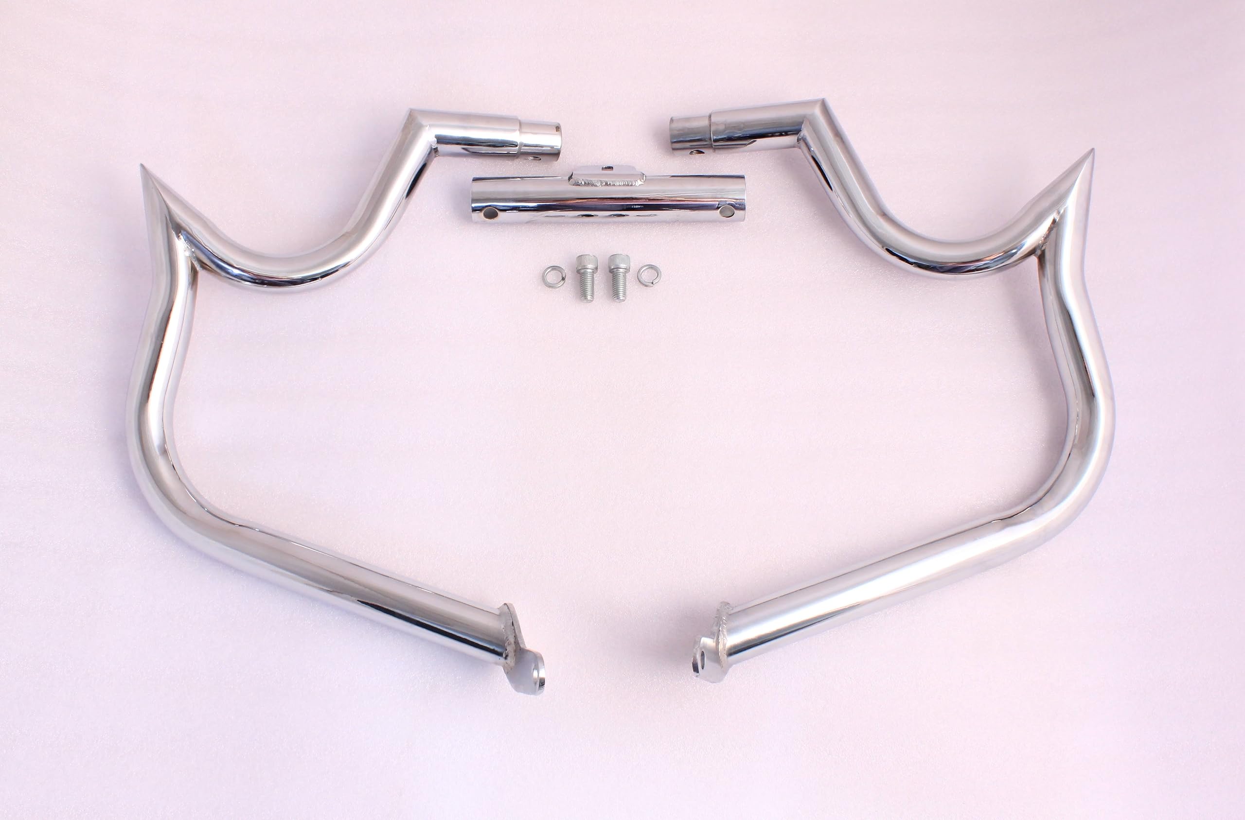 Harley Davidson Softail Engine Guard Crash Bar - Chrome Detachable Protection for Fatboy, Heritage Deluxe & Slim Models (2000-2017) | Perfect for Highway Riding & Custom Bike Builds
