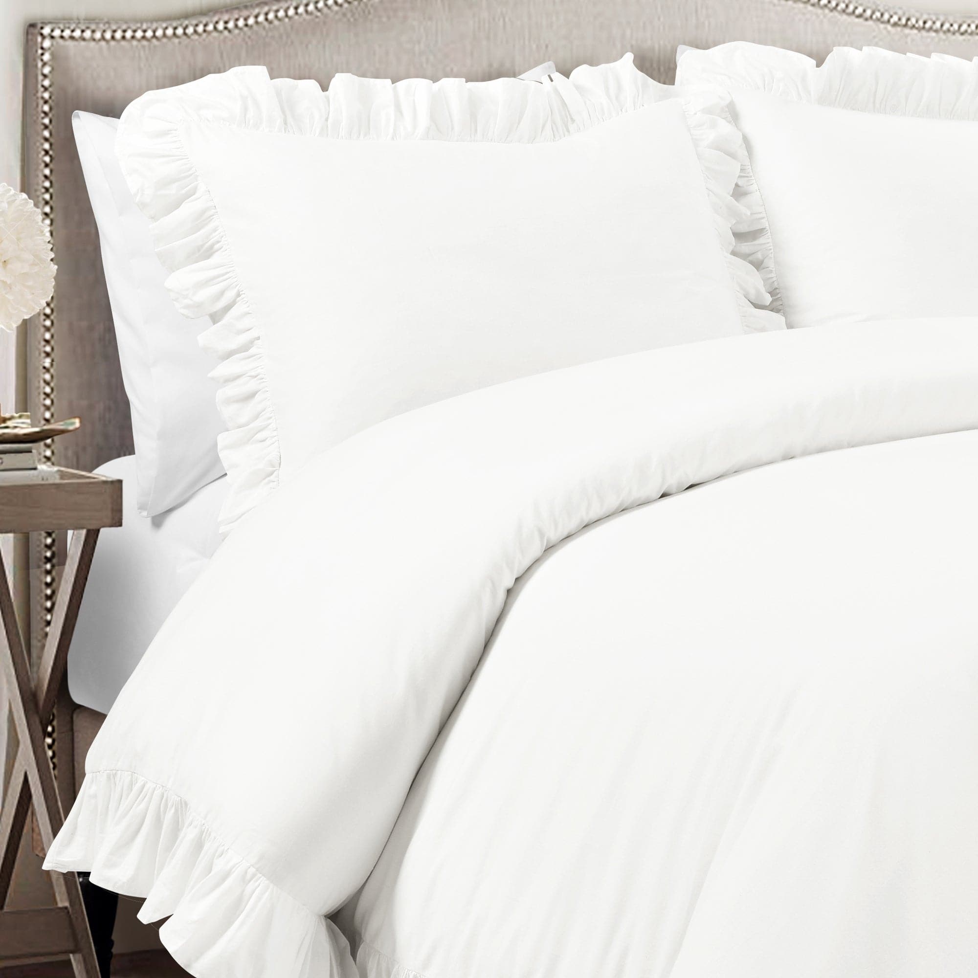Premium 100% Cotton Duvet Cover Set - Soft & Breathable Bedding - Queen/King Size - Perfect for Master Bedroom, Guest Room & Hotel Use