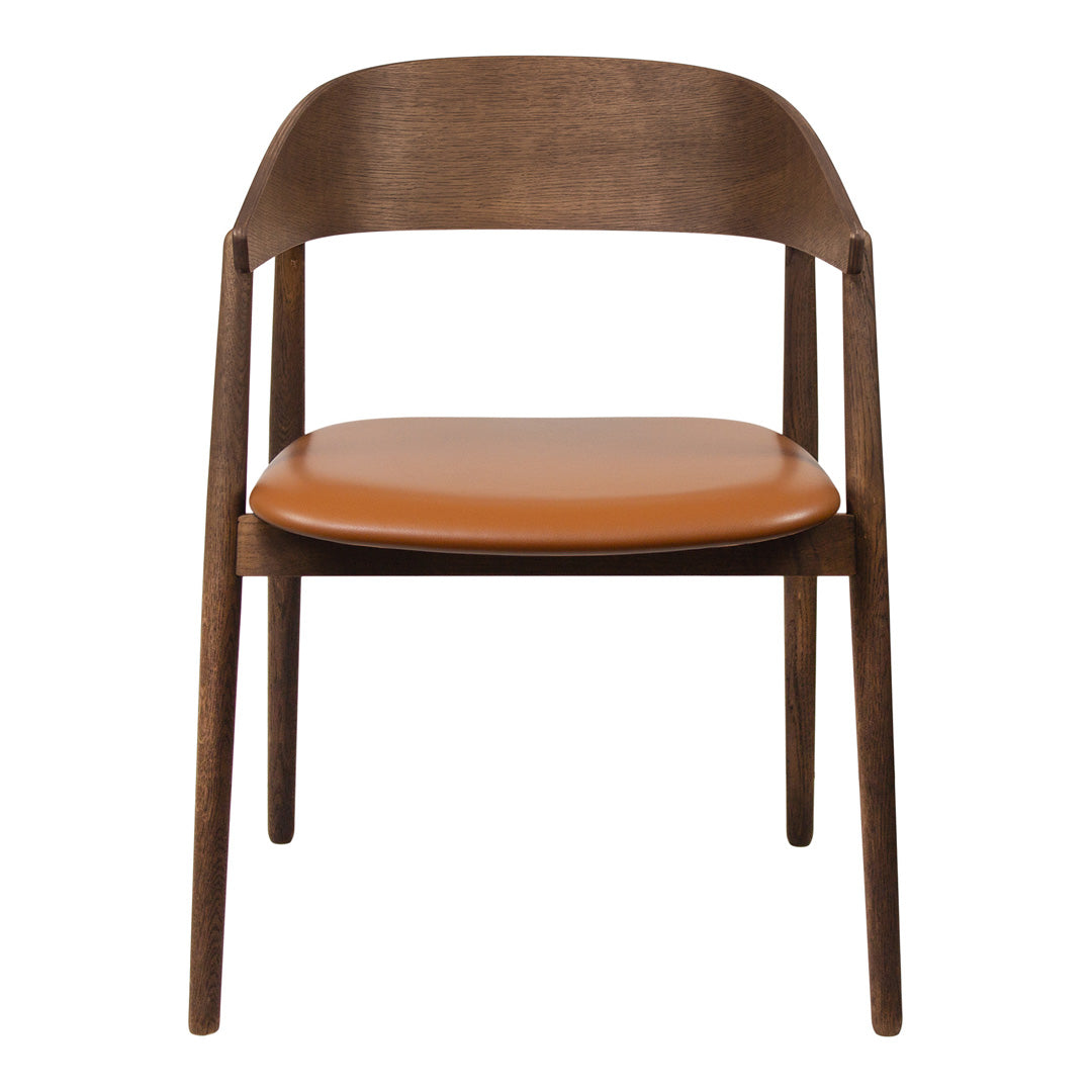 Premium AC2 Armchair with Genuine Leather Seat - Modern Living Room & Office Chair for Comfort & Style