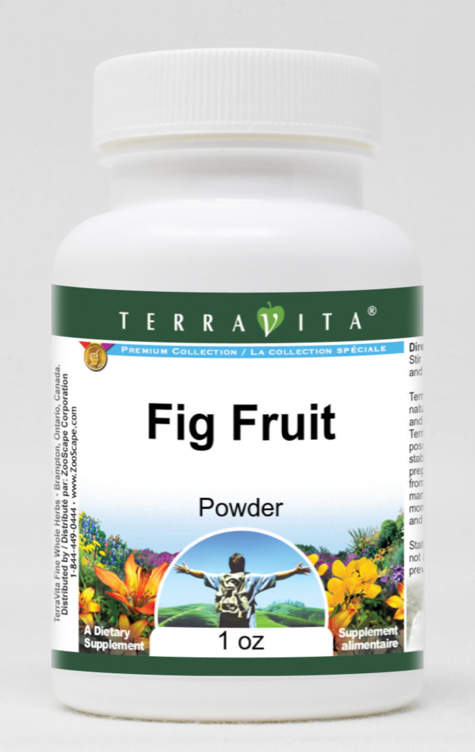 Organic Fig Fruit Powder - 1 oz (ZIN: 520133) | Natural Sweetener for Baking, Smoothies & Healthy Snacks | Vegan, Gluten-Free Superfood Supplement