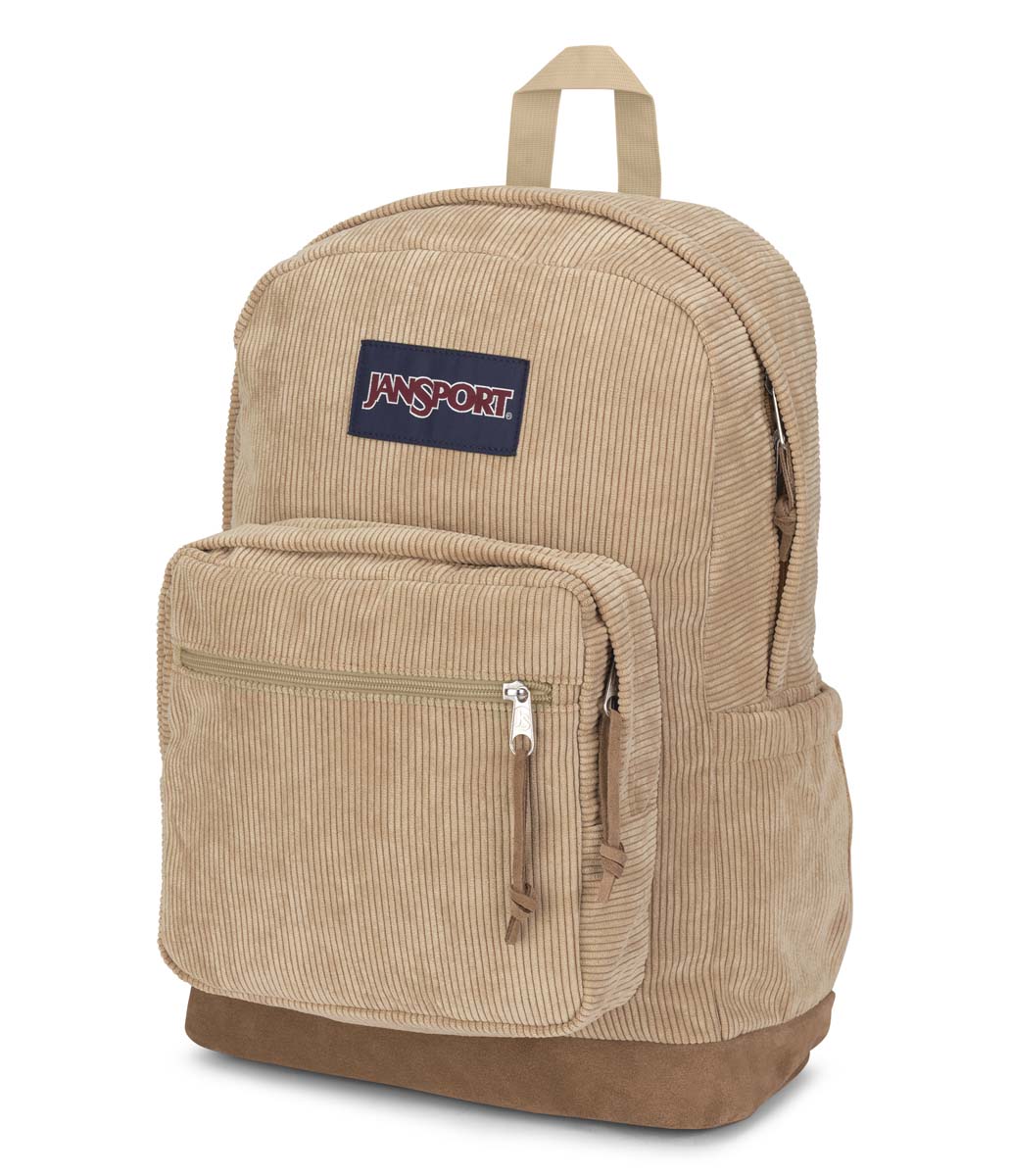 JanSport Right Pack Expressions Backpack - Stylish Curry Corduroy Design for School, College & Travel | Durable Laptop Bag for Students & Professionals