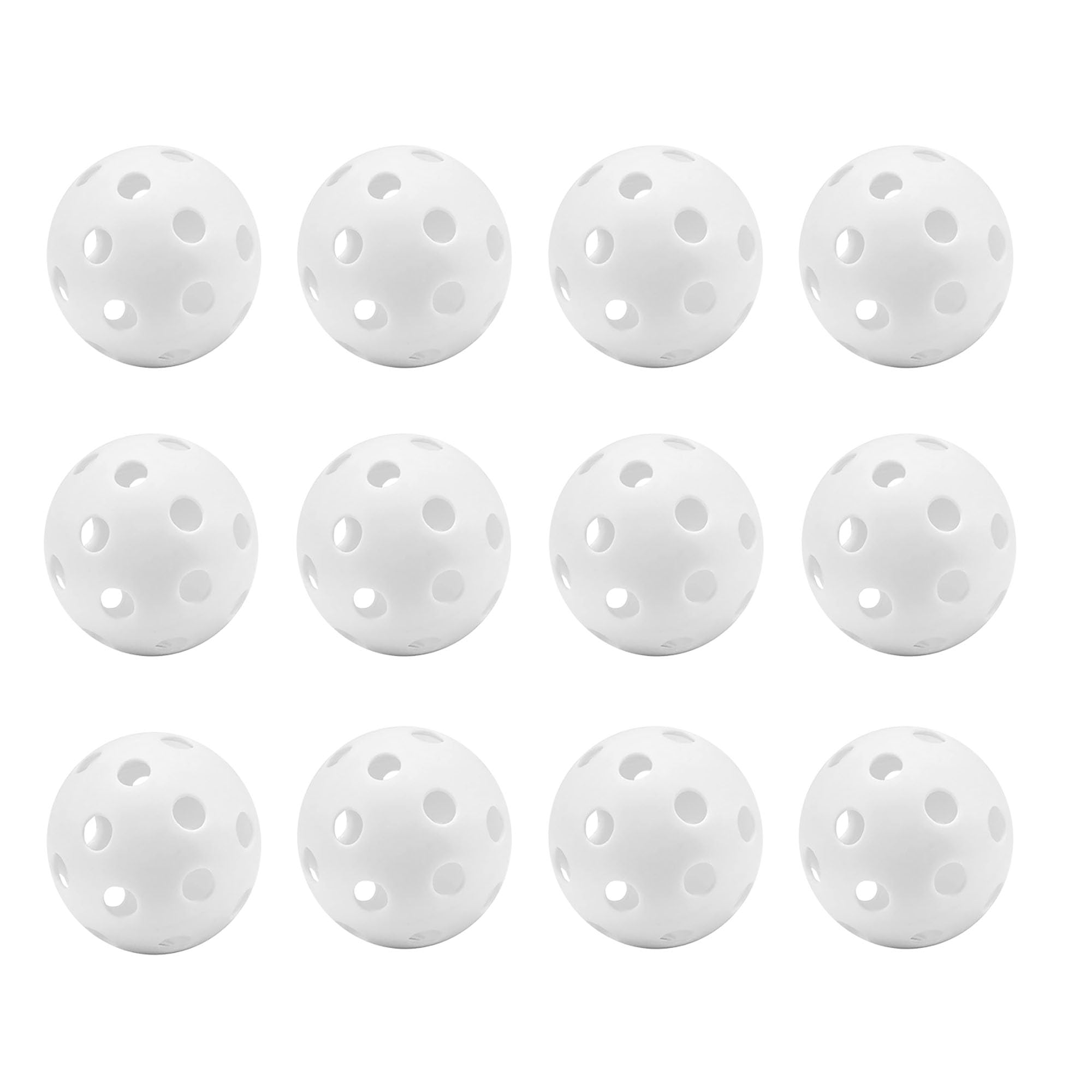 GSE 12-Pack Practice Golf Balls - 40mm Limited Flight Plastic Soft Training Balls for Swing Practice (Multi-Color) | Perfect for Backyard, Driving Range & Indoor Golf Training