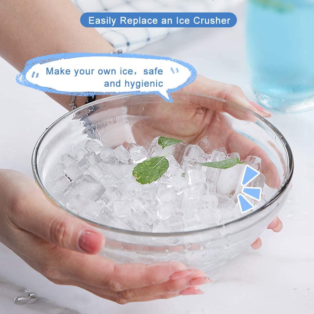3Pcs Silicone Mini Ice Cube Trays - 160 Grids Square Ice Molds for Freezer, Baby Food, Whiskey & Cocktails | BPA-Free Flexible Ice Cube Maker for Drinks, Smoothies & Party Beverages (Blue) - Perfect for Home Bars, Baby Meal Prep & Summer Refreshments