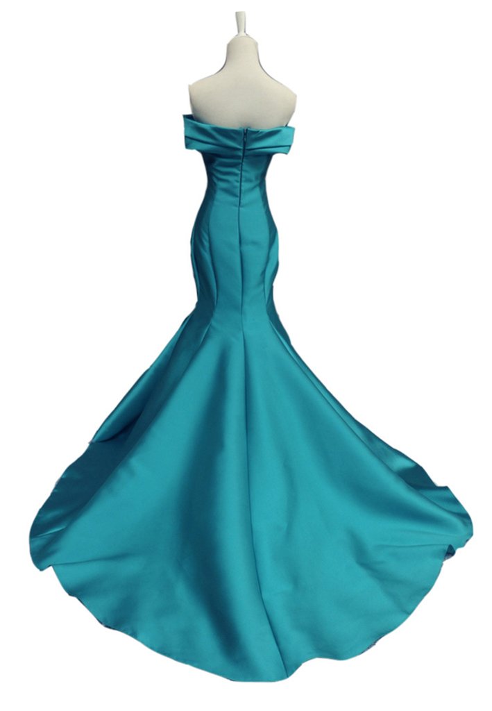 Emanni Women's Magenta Mermaid Strapless Formal Evening Dress Size 14 - Elegant Prom, Wedding & Special Occasion Gown