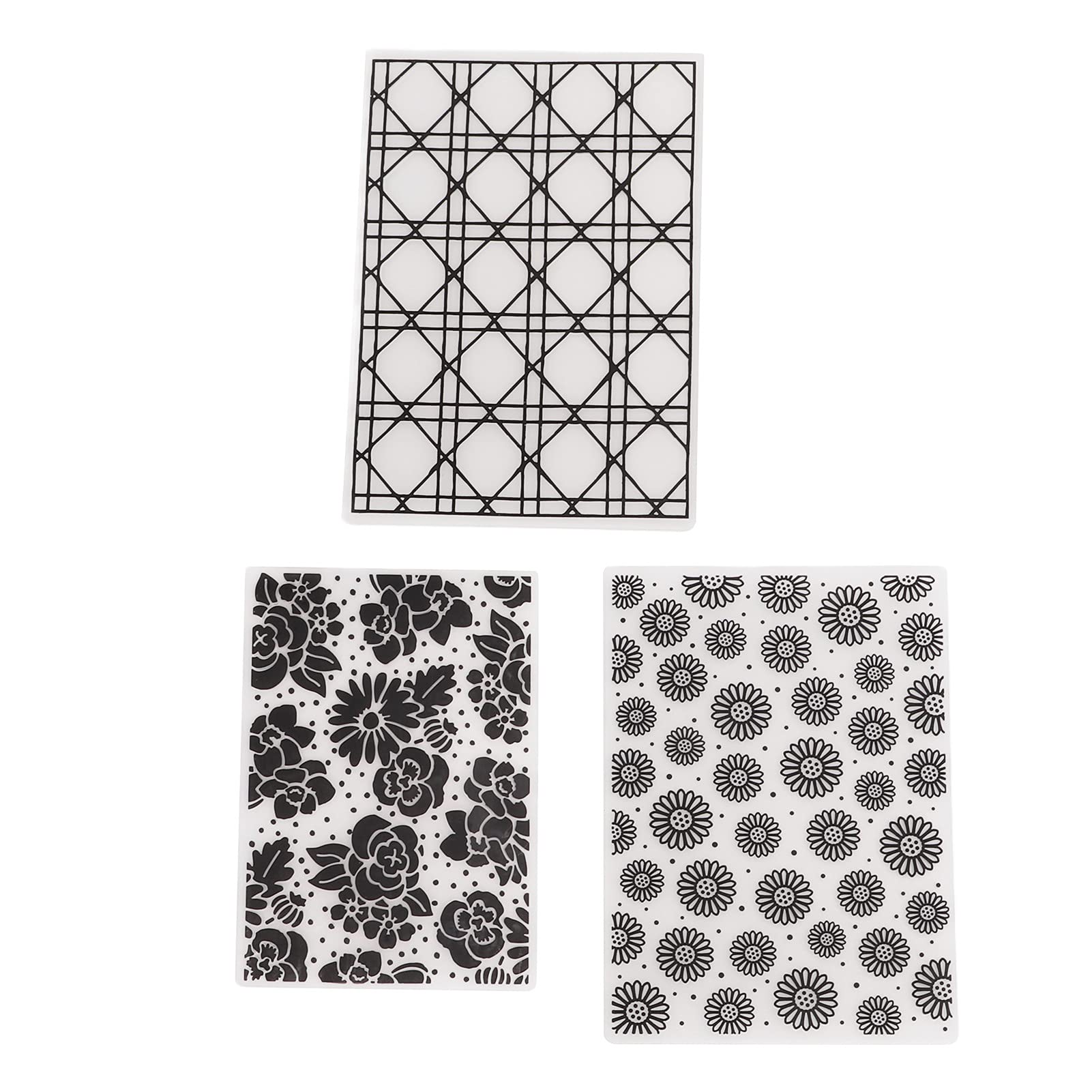 Jiawu Scrapbook Stencils - Concave Convex Texture Embossing Folders for Paper Crafting | Perfect for Card Making, Scrapbooking & DIY Projects