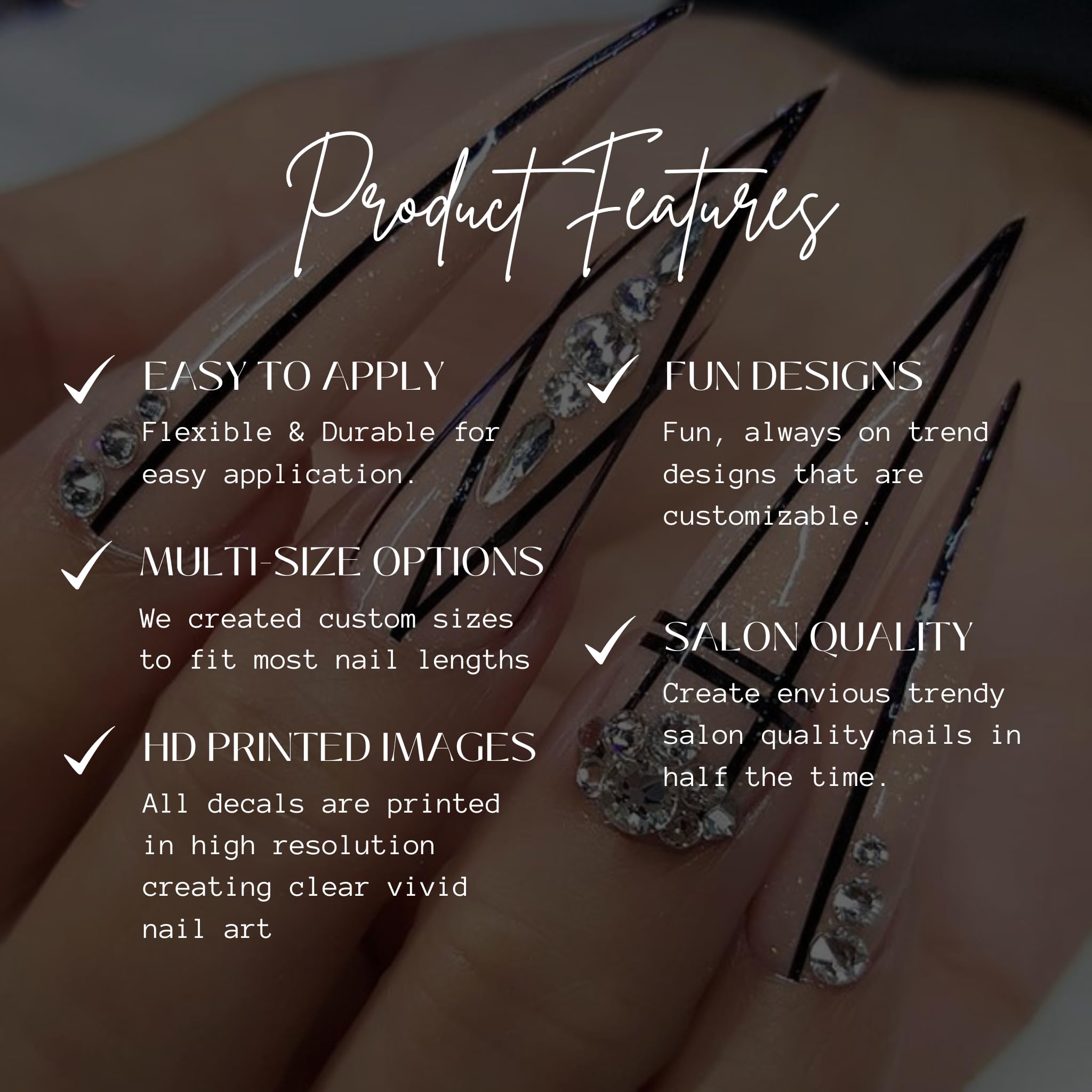 Horror Villain Halloween Nail Decals - Joker, Chucky, Jack Skellington Water Transfer Nail Wraps for Acrylic, Gel X, Press On Nails (30MM Shorty) - Perfect for Halloween Parties, Cosplay & Spooky Nail Art