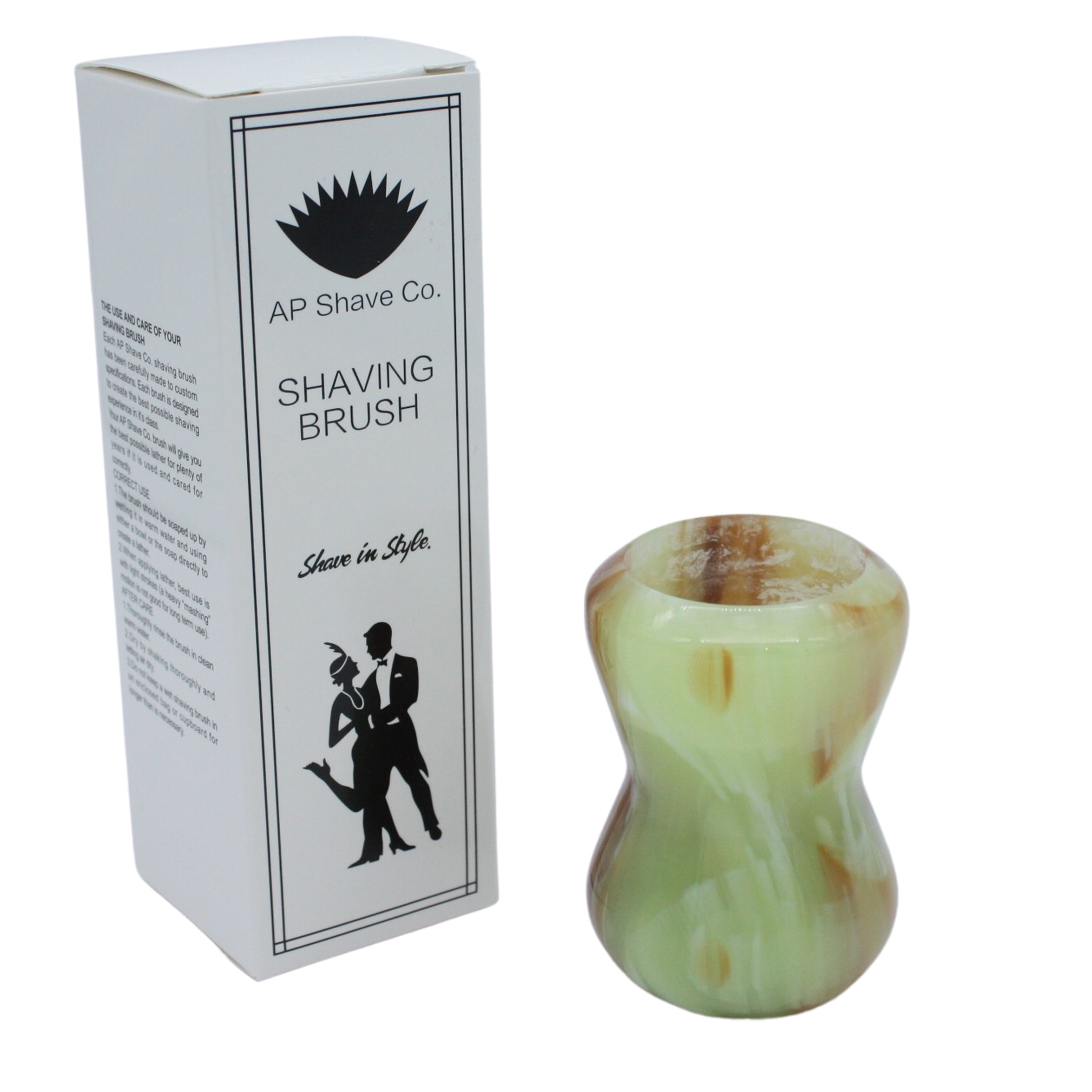 Premium Jade Handcrafted Shaving Brush Handle - Fits 24mm & 26mm Knots - Luxury Wet Shaving Accessory for Men's Grooming Routine