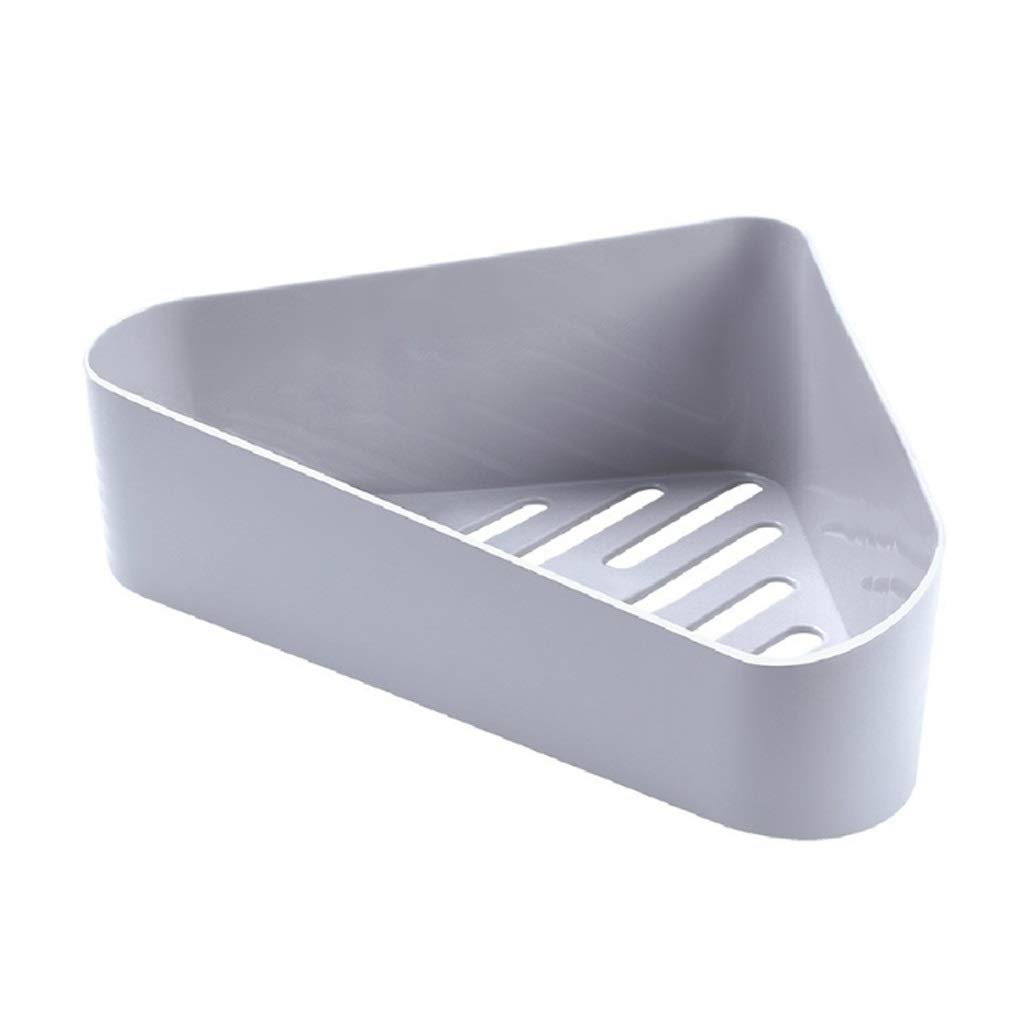 Triangular Sink Basket - Multifunctional Drain Shelf & Storage Rack for Kitchen & Bathroom | Corner Hanging Sink Filter Organizer with Suction Cups | Perfect for Soap, Sponge & Cleaning Supplies Storage | Space-Saving Solution for Small Sinks