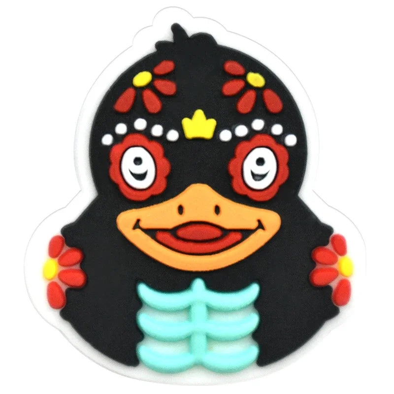 Duck Shoe Charms for Crocs & Sandals - Cute Decor Pins for Kids, Boys, Girls, Men & Women - Perfect for Clogs, Jeans & Buckle Shoes - Fun Accessories for School, Parties & Everyday Wear
