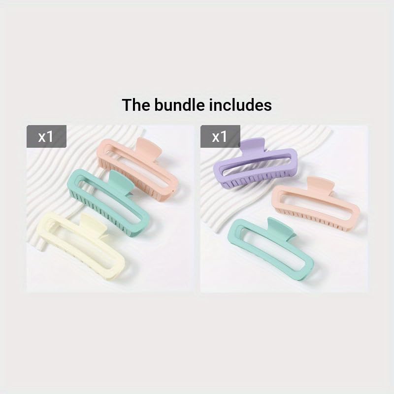 CHRONEX 3-Piece Hollow Shark Hair Claw Clip Set - Metal Ponytail Holder & Hair Accessories for Women - Strong Grip Hair Clips for Thick Hair - Perfect for Work, Gym, and Everyday Styling