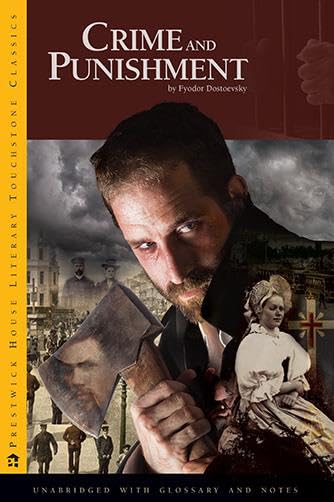 Crime and Punishment by Fyodor Dostoevsky - Classic Russian Literature Novel - Perfect for Book Clubs & Literature Enthusiasts