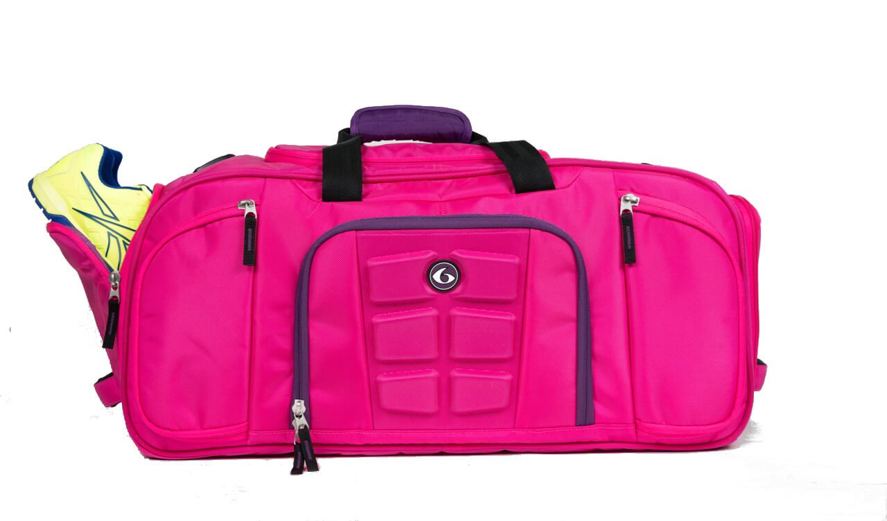 6 Pack Fitness Beast Duffle Bag with Insulated Meal Management System - Gym Workout Bag for Men & Women - Perfect for Bodybuilding, Travel & Sports Gear Storage