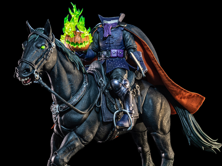 Mythic Legions 1/12 Scale 6-Inch Action Figure - Headless Horseman & Father Christmas Collectible by Four Horsemen Studios | Perfect for Display, Photography & Fantasy Dioramas