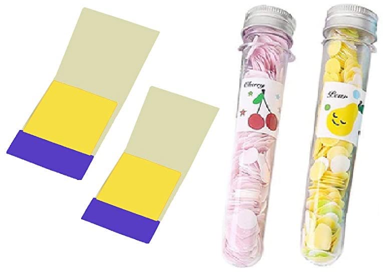 YTM 2-Pack Floral Design Tube-Shaped Paper Soap Bottles - Soft & Gentle for Bath & Travel | Portable Hand Washing Solution for Camping, Hotels & Outdoor Activities