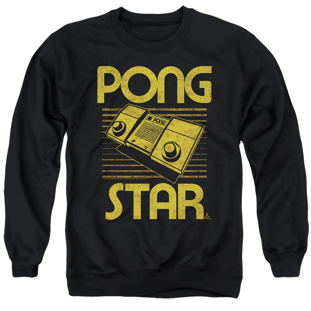 Atari Star Unisex Crewneck Sweatshirt for Men & Women - Retro Gaming Apparel for Casual Wear & Gamer Fashion