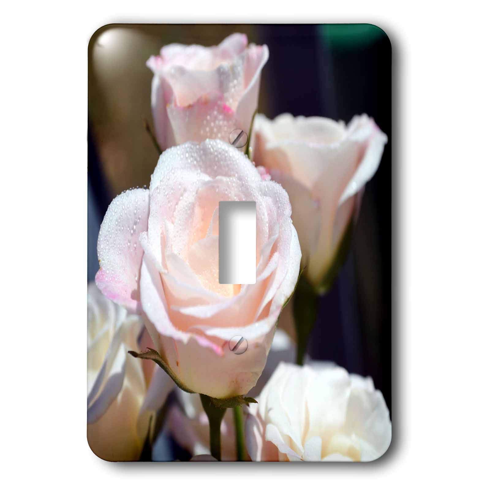 3dRose Lsp_22542_1 Rose Toggle Switch - Beautiful Floral Design for Home Decor, DIY Projects & Electrical Appliances | Perfect for Bedroom, Kitchen & Office Use