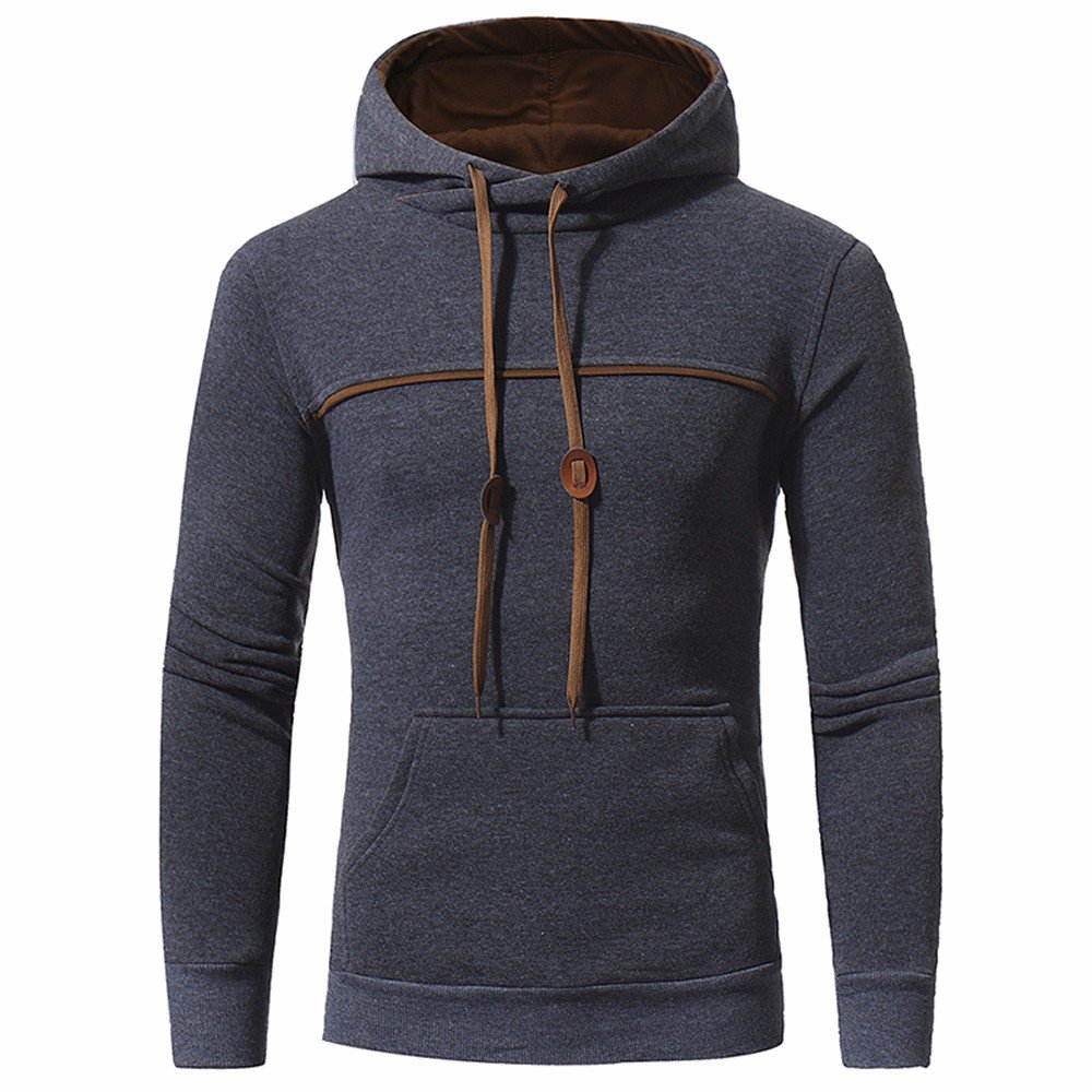 Men's Lightweight Gym Hoodie - Athletic Running Sweatshirt Pullover for Workout & Casual Wear | Moisture-Wicking Breathable Fabric for Training, Jogging & Lounge