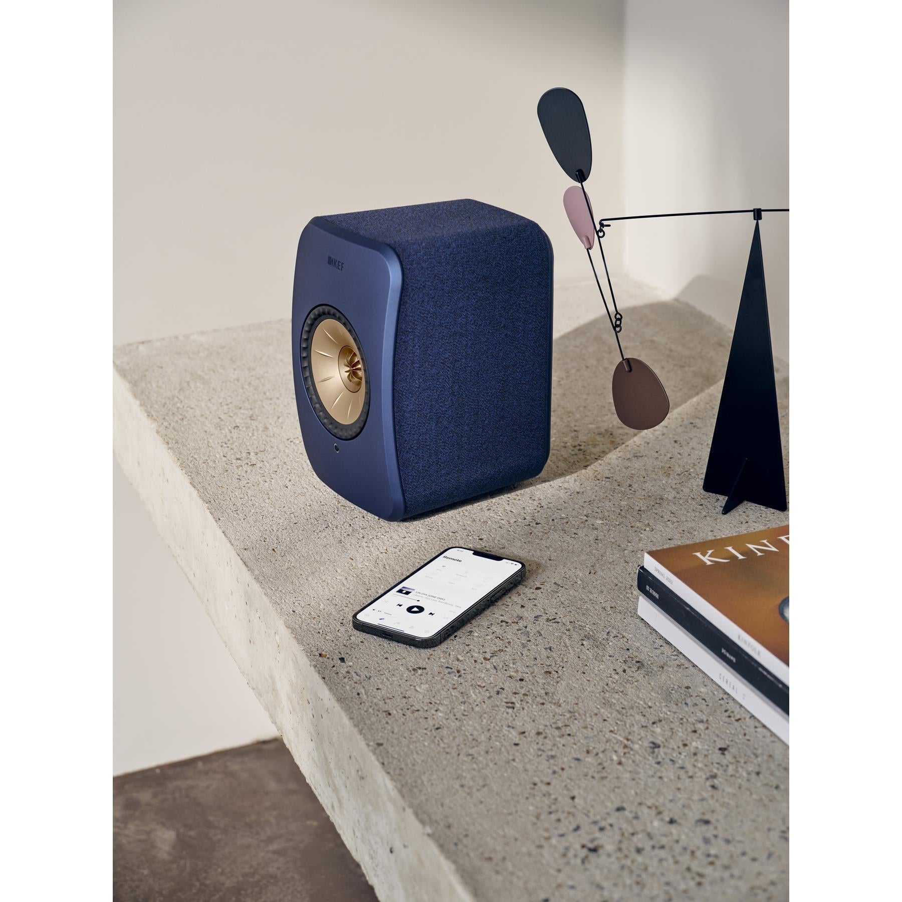 KEF LSX II Wireless HiFi Speakers - Premium Bluetooth Bookshelf Speakers with High Resolution Audio for Home Theater & Music Listening