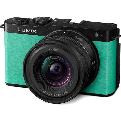 Panasonic Lumix S9 Mirrorless Camera with 18-40mm f/4.5-6.3 Lens (Mint Green) - Compact Travel & Vlogging Camera for Content Creators