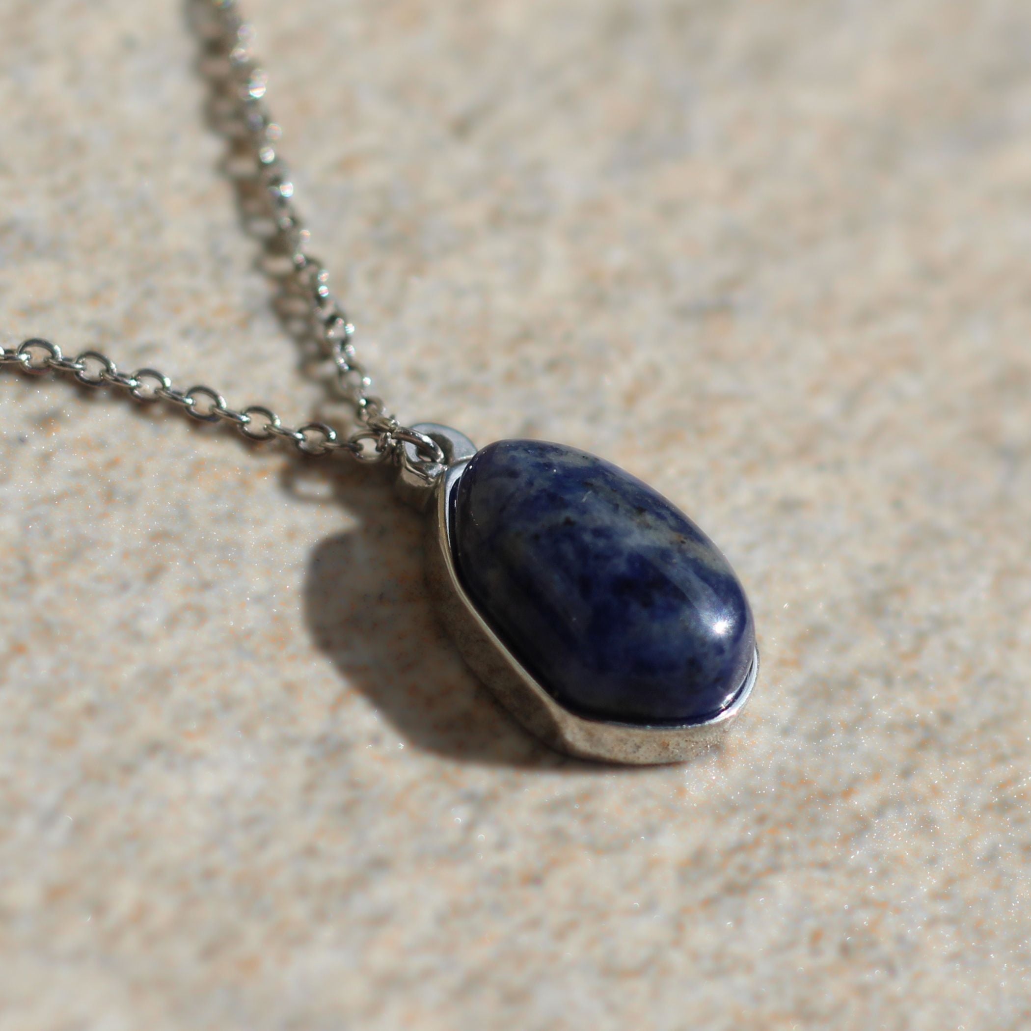Blue Aventurine Drop Necklace - Healing Crystal Jewelry for Women | Elegant Dangle Pendant for Meditation, Energy Balancing & Everyday Wear
