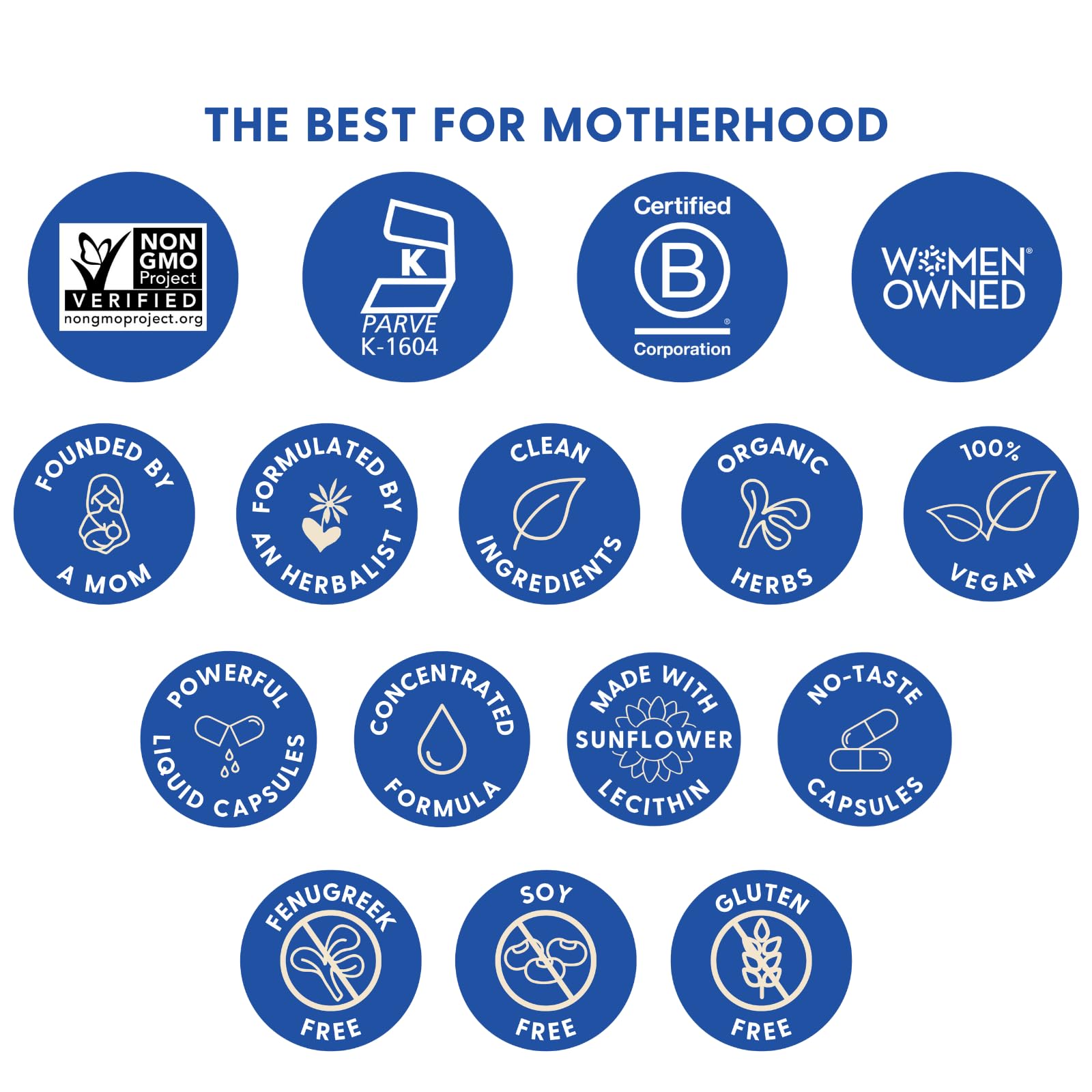 Motherlove Moringa Lactation Supplement (240 Capsules) - Organic, Non-GMO, Vegan & Kosher Herbal Support for Breast Milk Supply | Postpartum Nursing & Breastfeeding Aid for New Moms