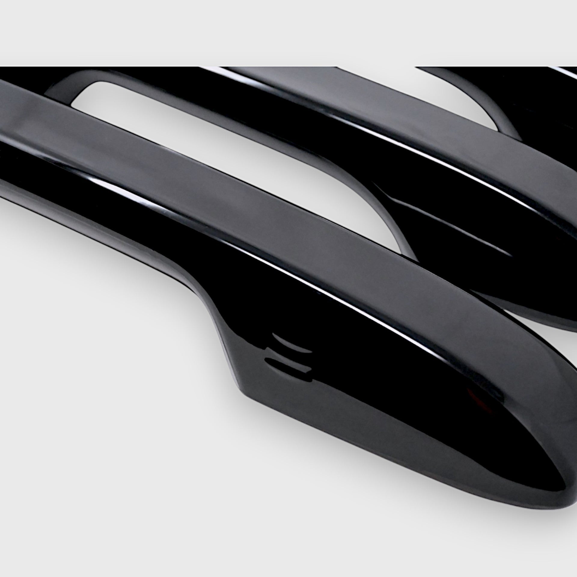 Gloss Black Chrome Delete Door Handle Cover Set with Keyless Sensors - DH6336BLK - Perfect for Car Customization & Exterior Upgrades