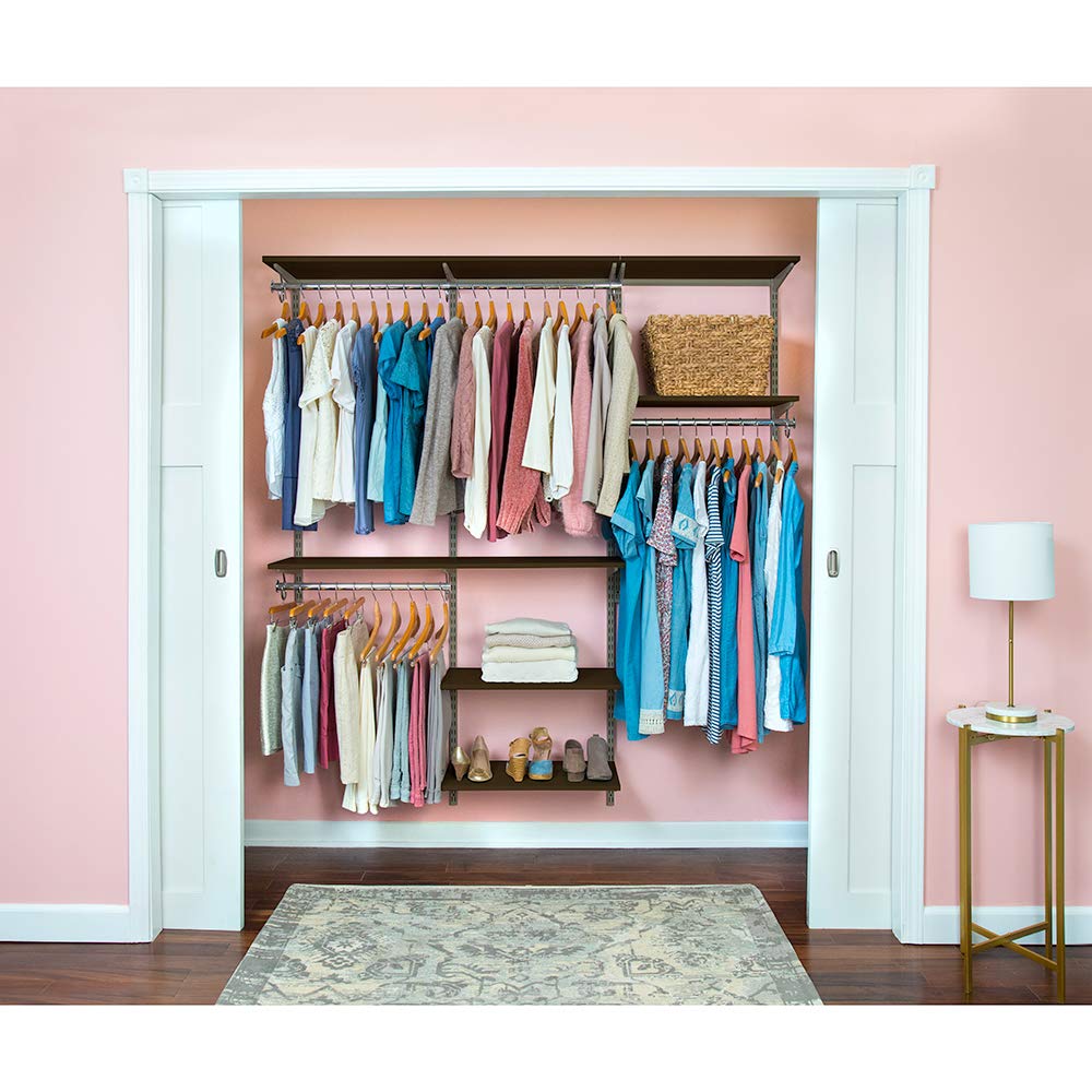 FreedomRail Adjustable Closet Organizer Kit - 72