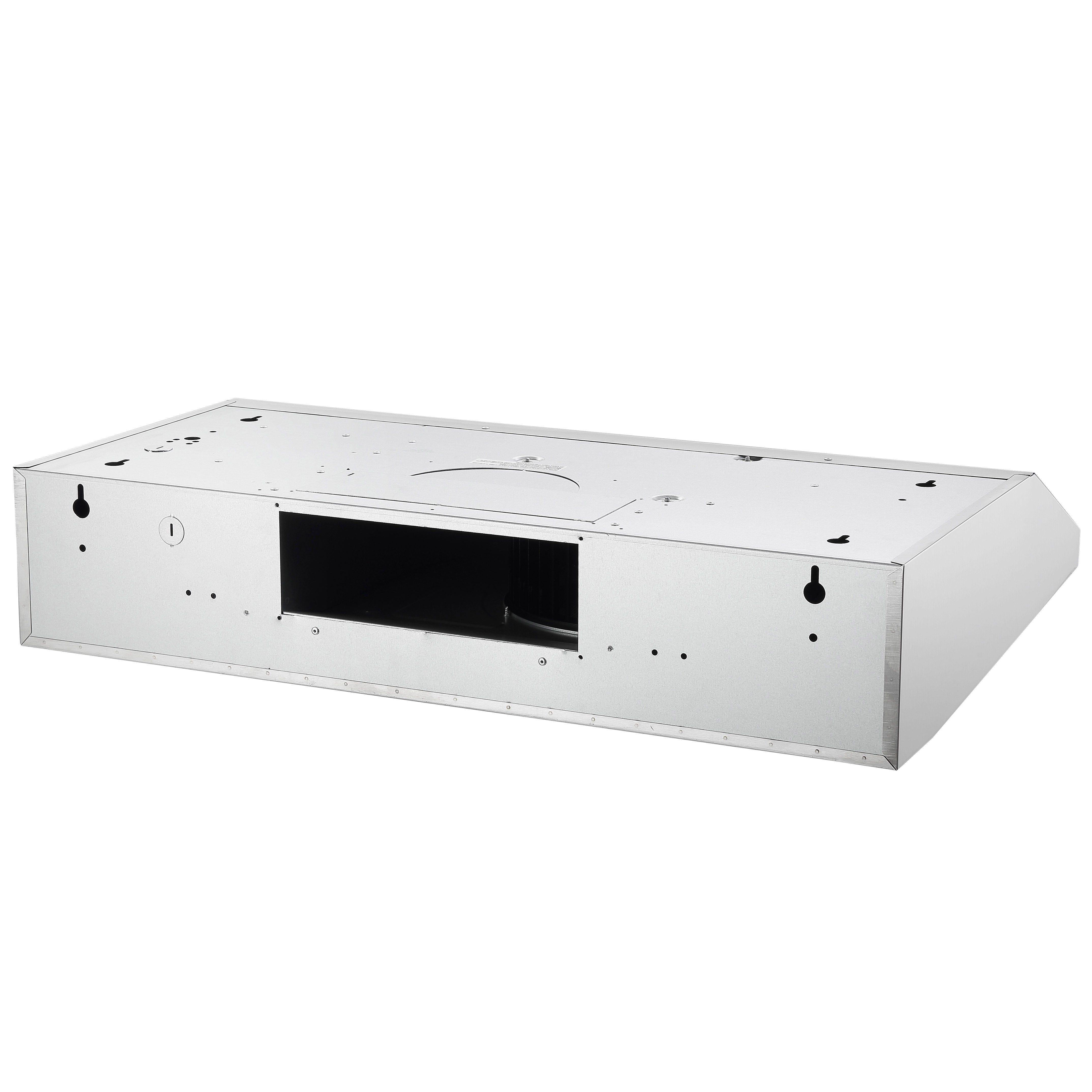 Ancona UC64NL 30 Inch Stainless Steel Ducted Under Cabinet Range Hood with Night Light - Powerful Kitchen Ventilation for Smoke & Odor Removal - Perfect for Modern Home Cooking