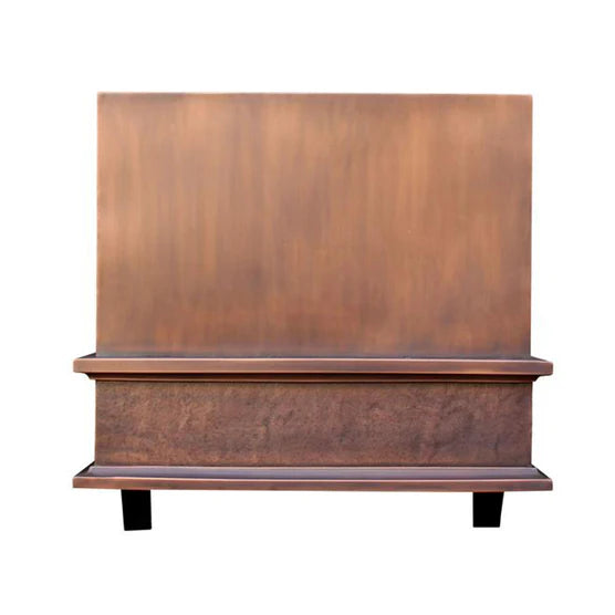 Custom Designer Copper Kitchen Hood - RHM Heritage Box Shape CT VH28SH | Elegant Range Hood for Modern & Traditional Kitchens | Perfect for Home Chefs & Stylish Kitchens