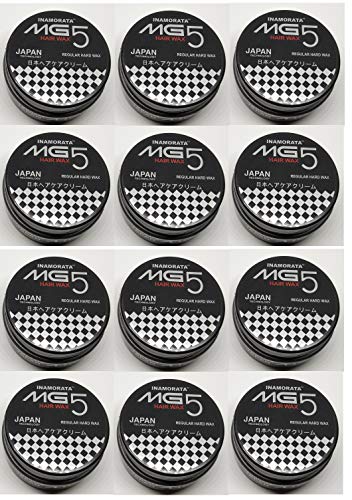 MG5 Extra Care Strong Hold Hair Wax - Hard Core Styling for Men (Pack of 12) | Perfect for Spiky, Textured & Messy Hairstyles - Salon Quality Hold All Day