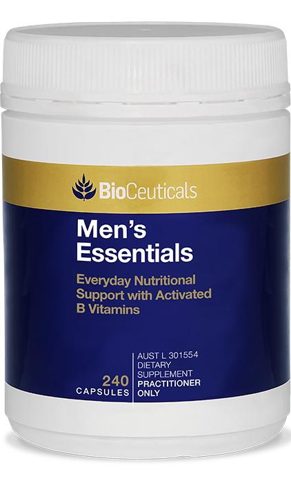 BioCeuticals Men's Essentials Multivitamin Supplement - Support Energy, Immunity & Vitality for Active Men | Daily Health & Wellness Routine