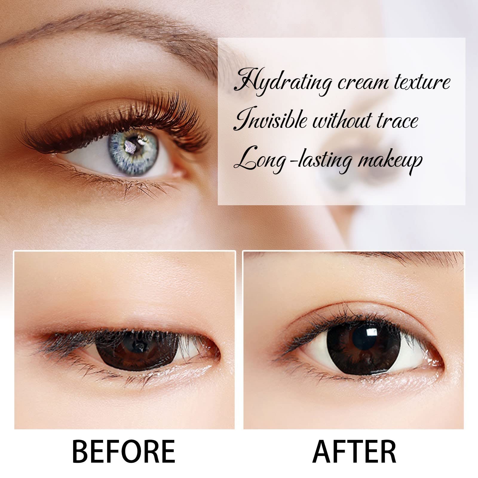 Dean Koontz The Eyes of Darkness 1981 Novel | Invisible Double Eyelid Glue & Styling Cream Stick | Long-Lasting Eyelid Tape & Serum | Eye Makeup Gifts for Women & Grandma | Perfect for Asian Beauty Routine & Special Occasions
