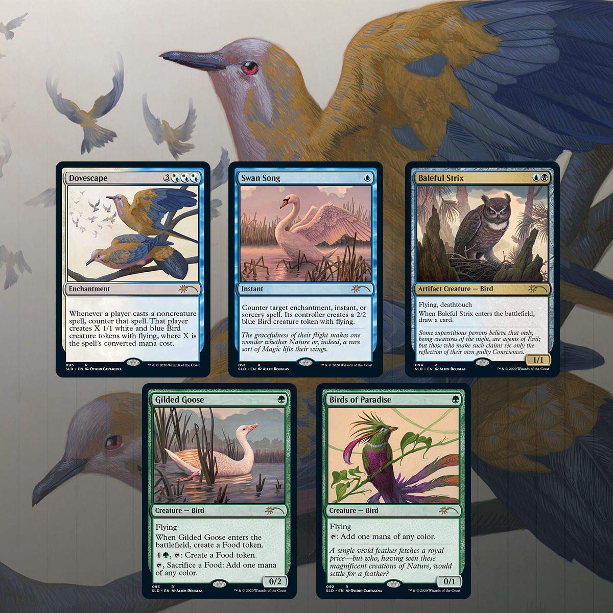 Magic: The Gathering Secret Lair - MTG Summer Superdrop Ornithological Studies Collector's Edition | Rare MTG Cards for Deck Building & Strategy Games | Perfect for MTG Tournaments, Game Nights & Collectors