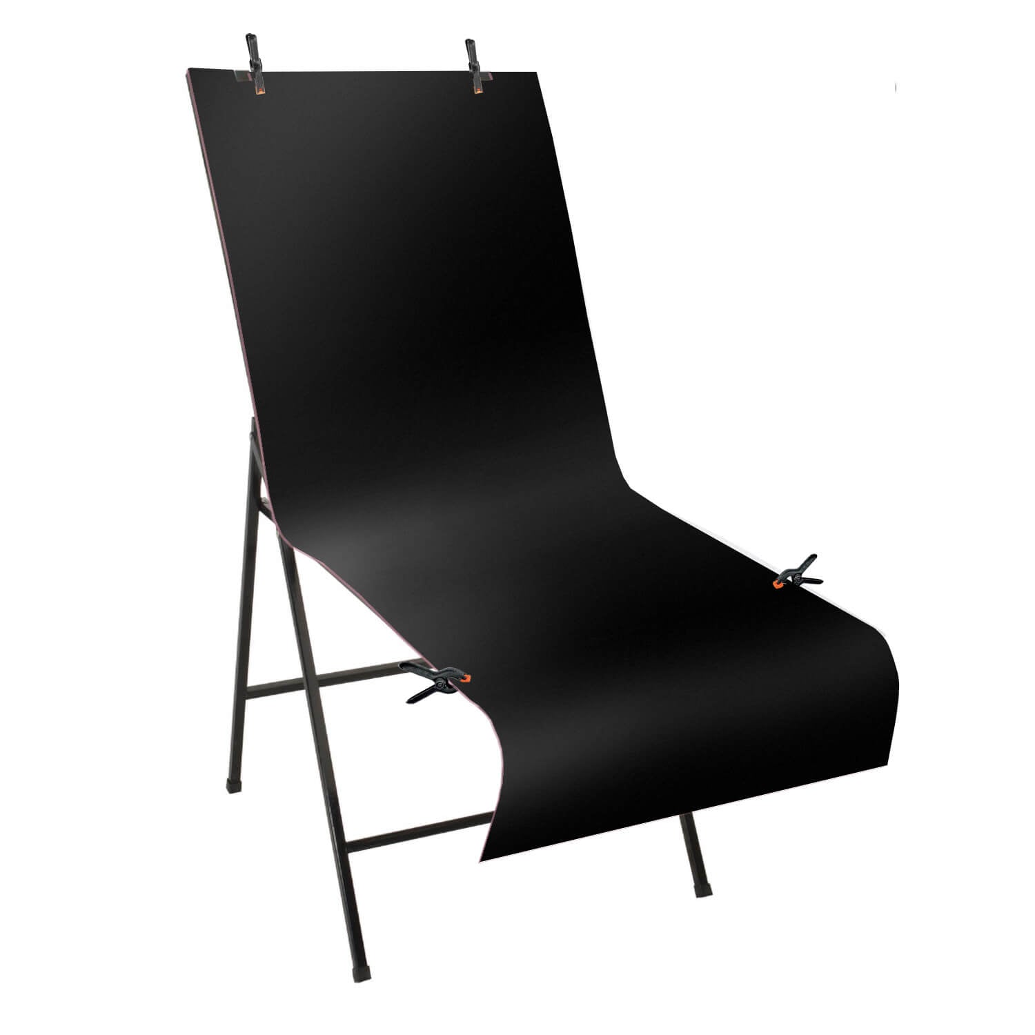 Professional 60x130cm Still Life Photography Backdrop Kit with PVC Drop & Clamps - Perfect for Product, Jewelry, and Food Photography