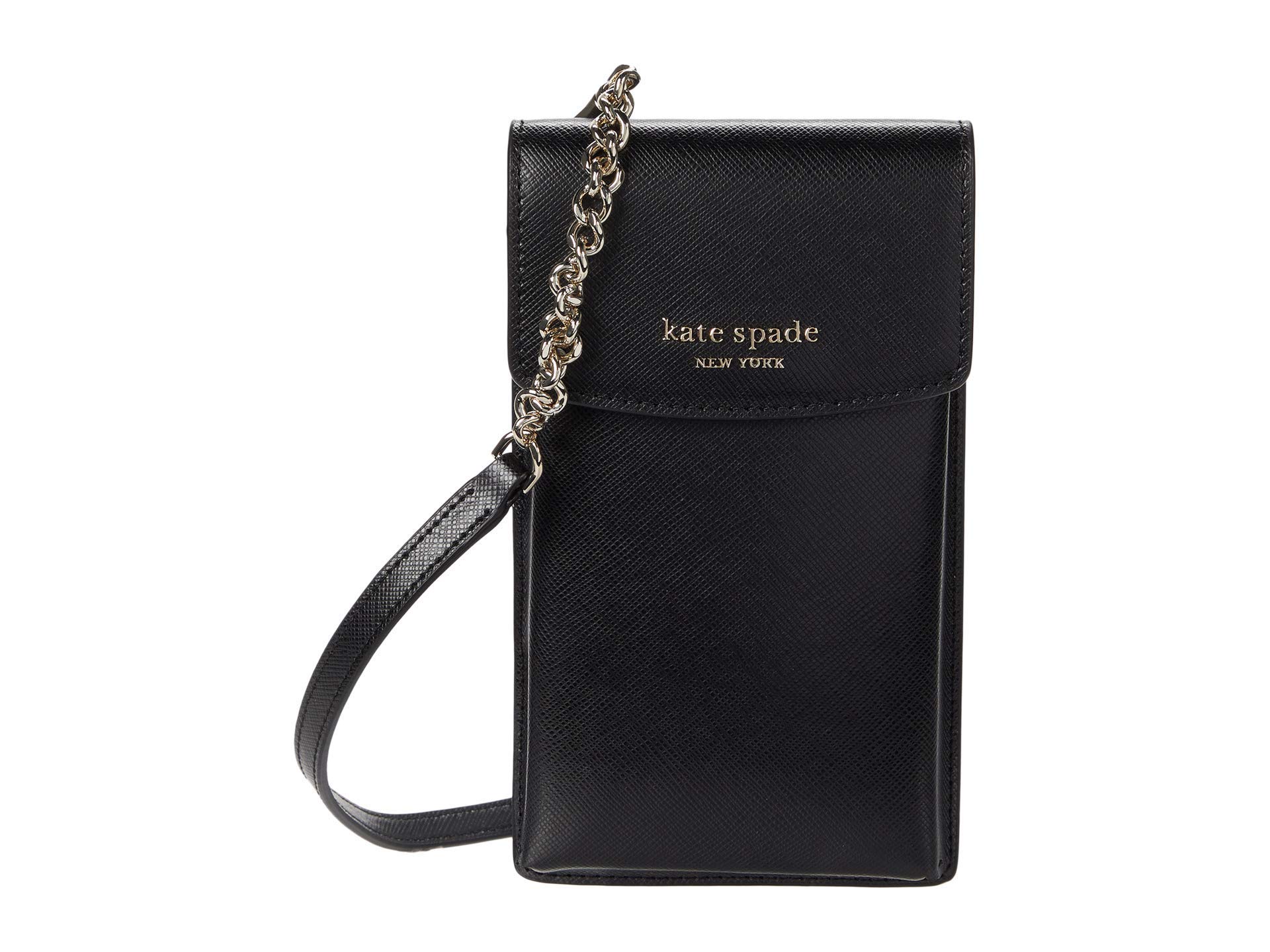 Kate Spade New York Spencer North/South Crossbody Phone Purse for iPhone - Black One Size | Stylish Hands-Free Bag for Women, Perfect for Shopping, Travel & Daily Use