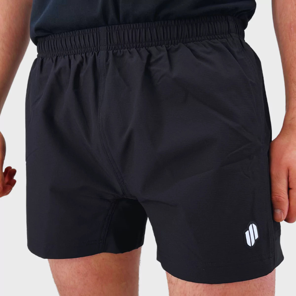 Samurai Men's Training Rugby Shorts - Black | Breathable & Durable for Rugby, Gym & Workouts | Perfect for Sports & Athletic Training