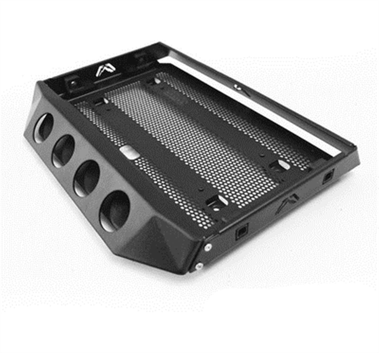 Upgraded Metal Roof Luggage Rack for 1/10 RC Crawler Car - Compatible with 1:10 Scale 4WD TF2 Toyota LC70 Remote Control Model Truck Accessories (Short Size) - Perfect for Off-Road Adventures & RC Car Enthusiasts