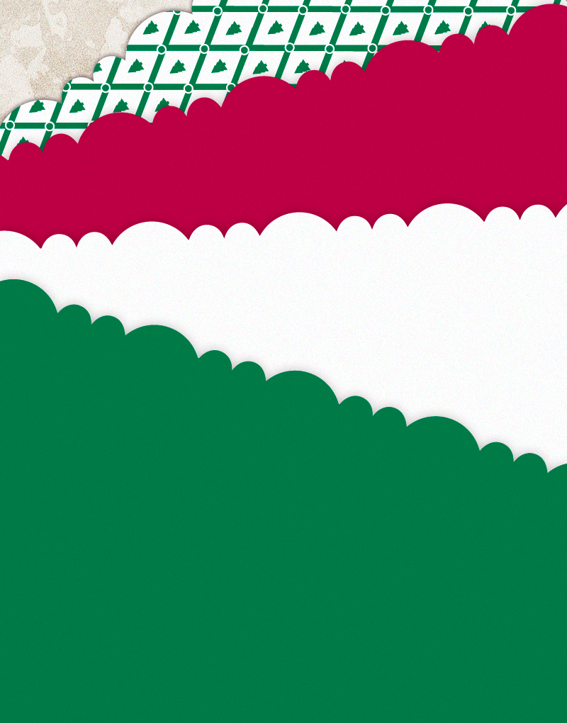 Festive Scalloped Tissue Paper for Christmas Decorations - Holiday Gift Wrapping, Party Decor, and DIY Craft Projects