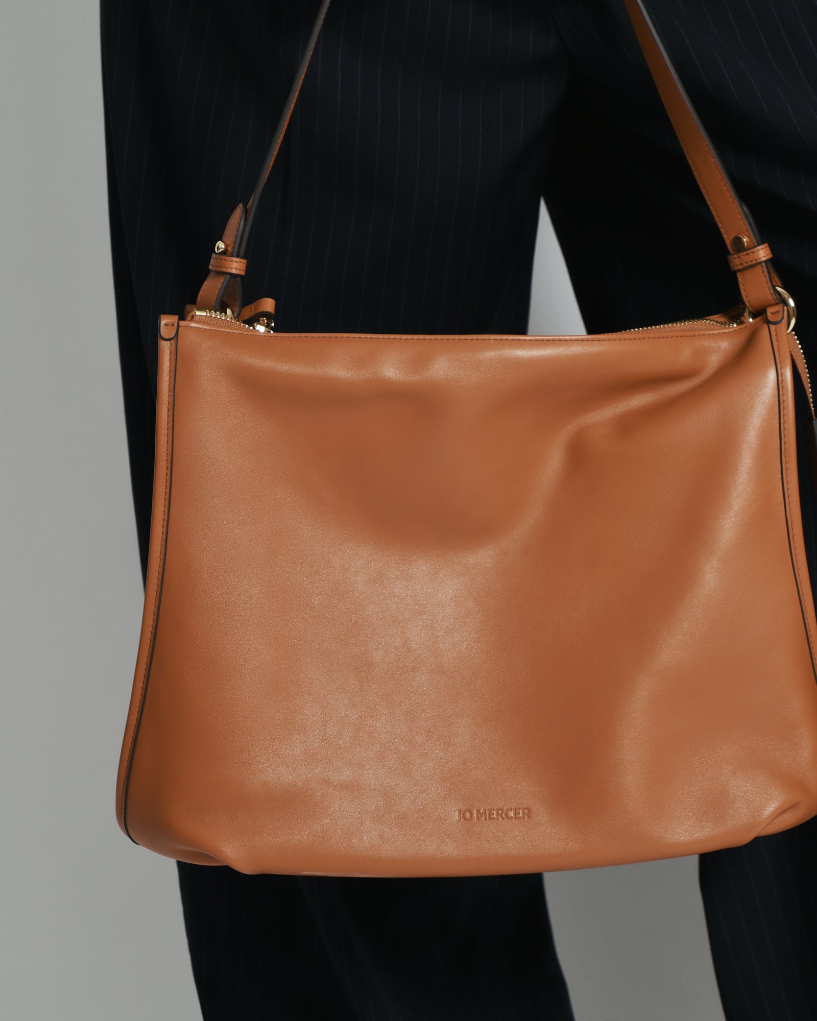 Premium Grayson Tote Bag - Genuine Tan Leather Handbag for Women - Perfect for Work, Travel & Everyday Use