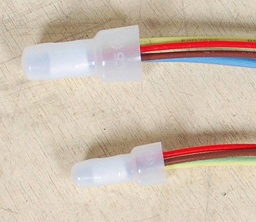 Rextin 1000pcs CE2 Closed End Wire Crimp Connectors - Insulated Crimp Caps for Electrical Wiring, Secure Wire Terminals for DIY & Professional Use - Perfect for Automotive, Home Wiring & Electronics Projects