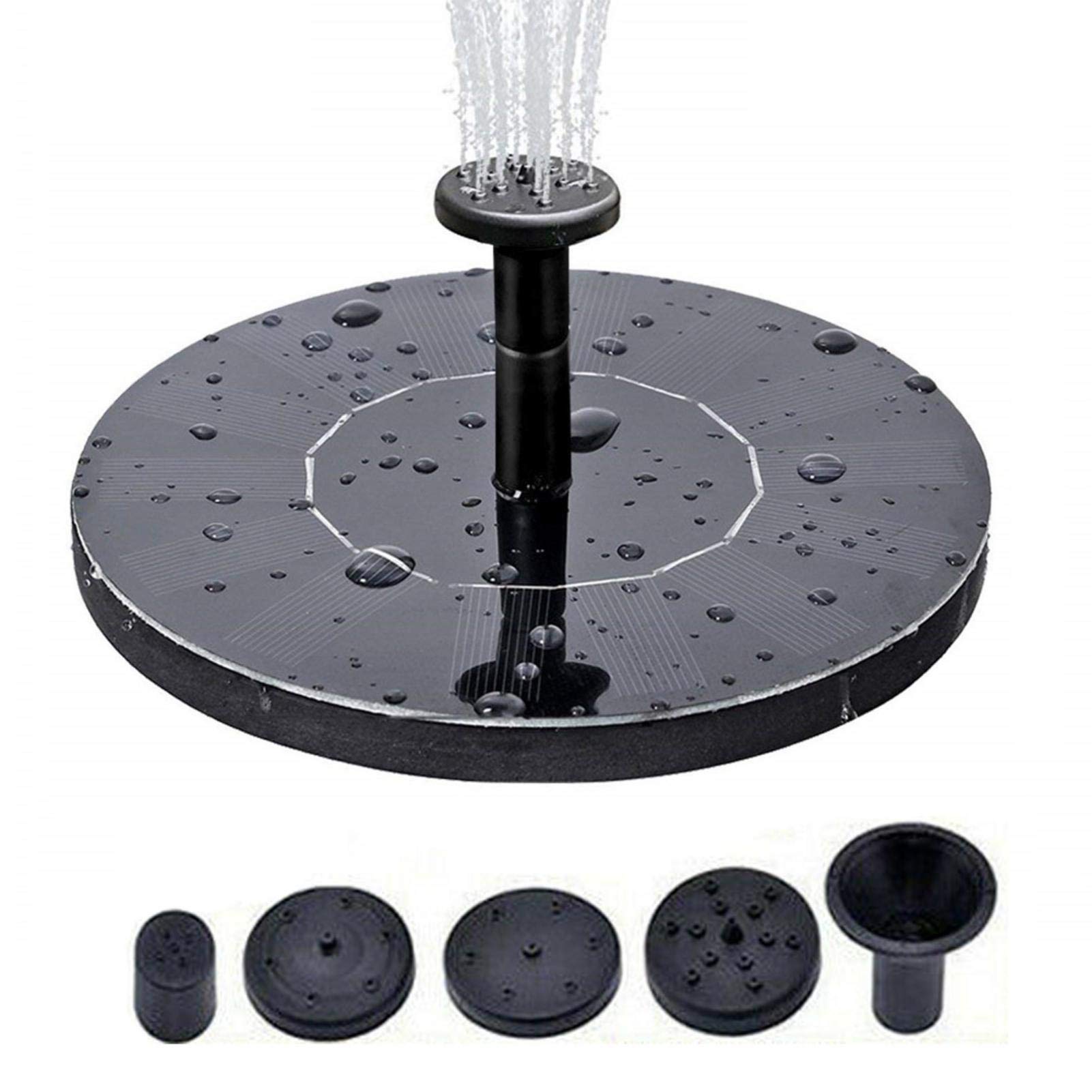 Solar Powered Floating Bird Bath Fountain - 5.3