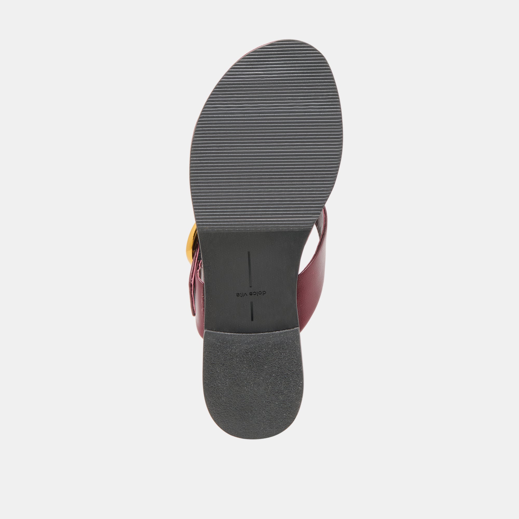 Rossa Women's Burgundy Leather Sandals - Comfortable & Stylish Casual Footwear for Summer, Beach, and Outdoor Activities