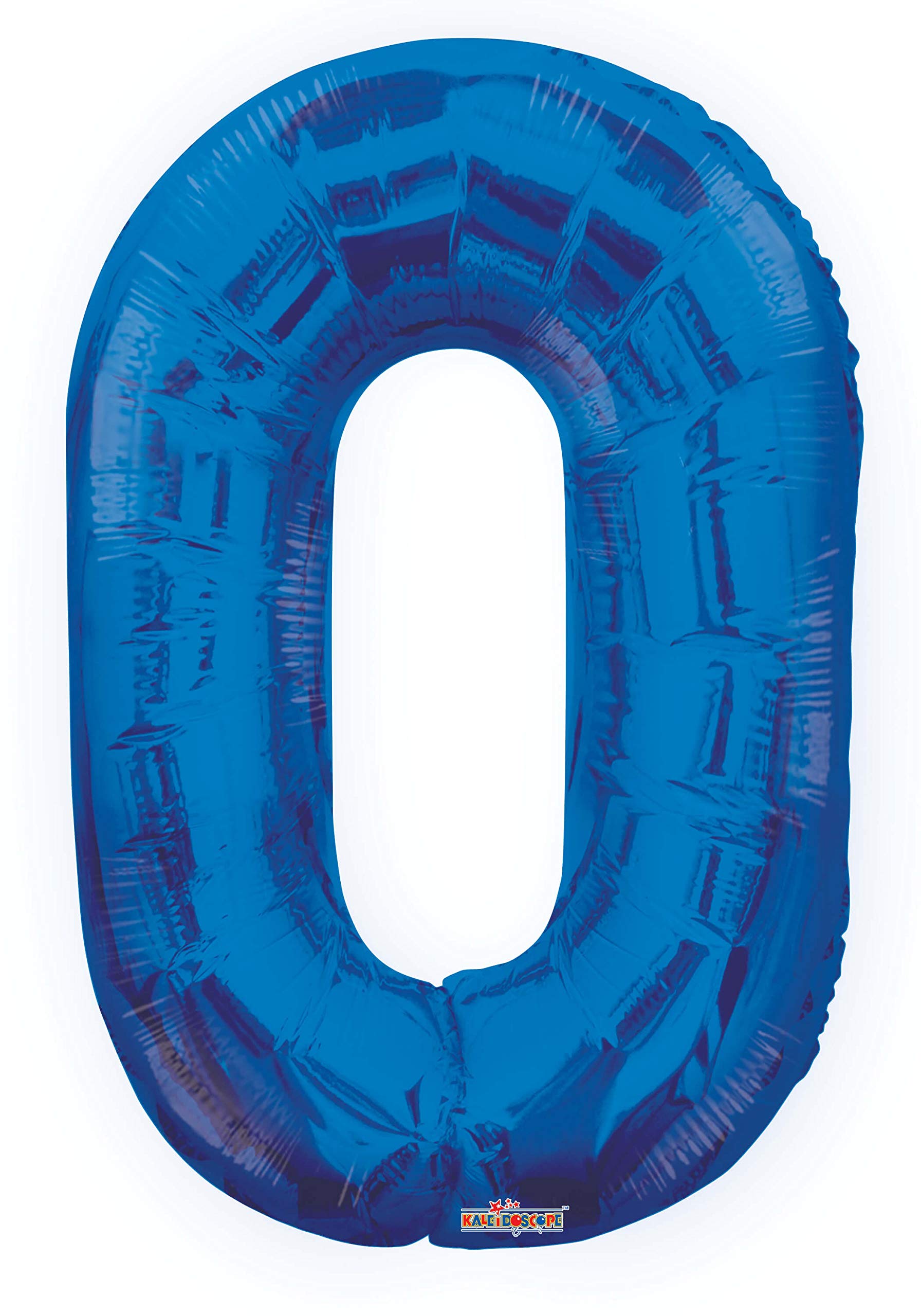 34 Jumbo Blue Foil Number Balloons (0) - Perfect for Birthday Parties, Baby Showers & Anniversary Celebrations
