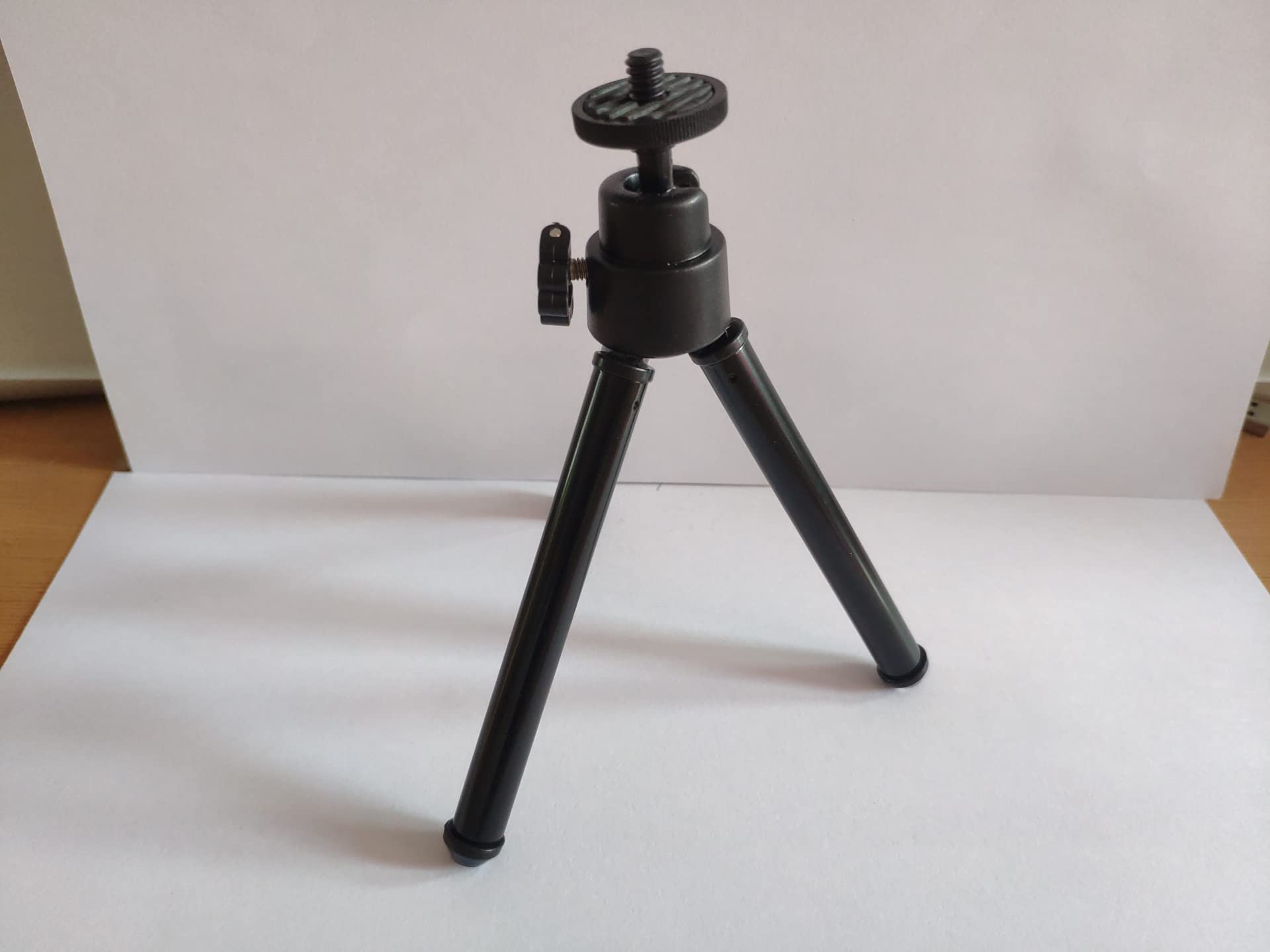 JOYACCESS Adjustable Webcam Stand - Portable Tripod Mount for Laptop & Desktop Cameras - Perfect for Video Calls, Streaming & Online Meetings (Black)