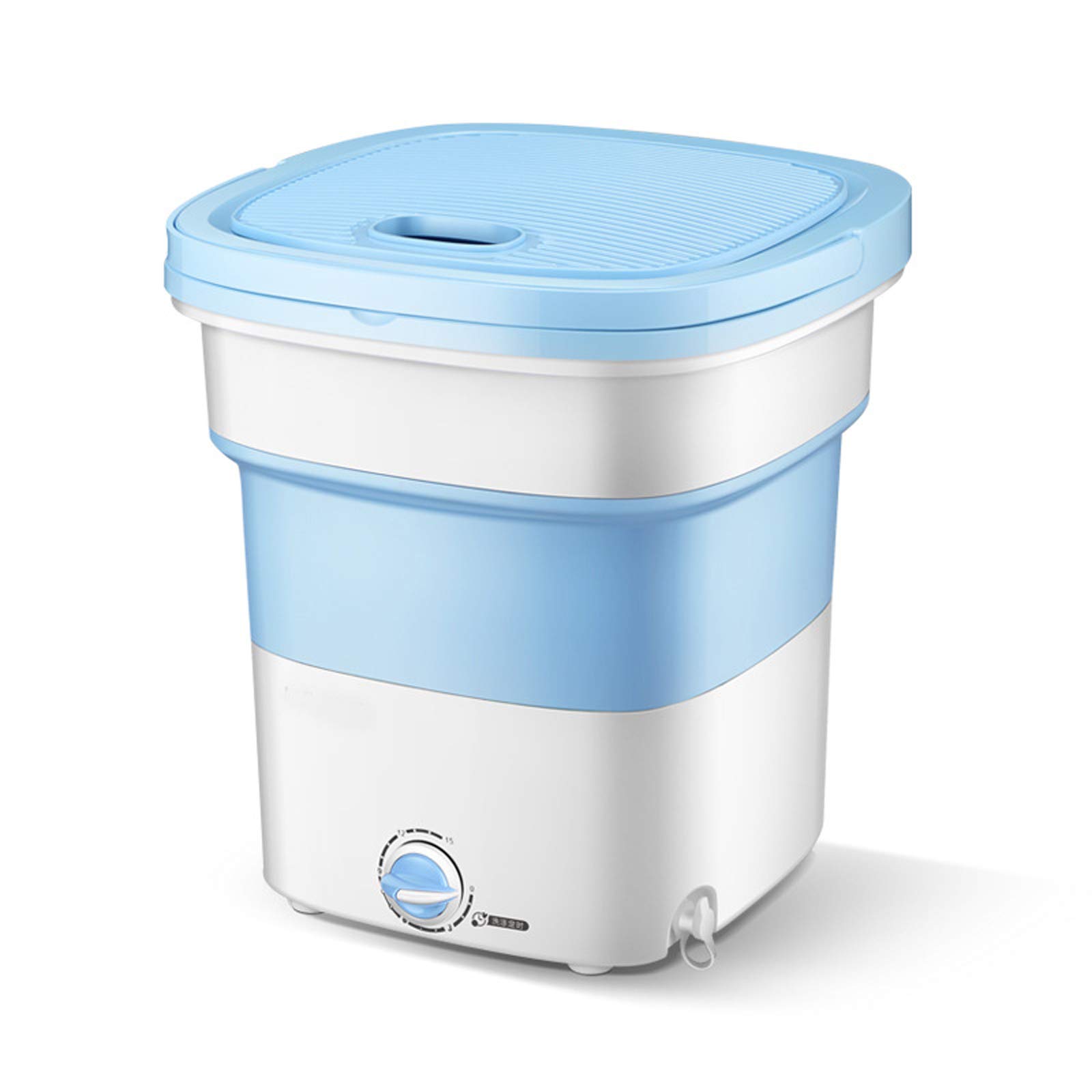 Portable Foldable Mini Washing Machine - High Power Compact Travel Washer for Camping, Business Trips & Kids Laundry | Perfect for Small Spaces, RV Living & Emergency Cleaning Needs