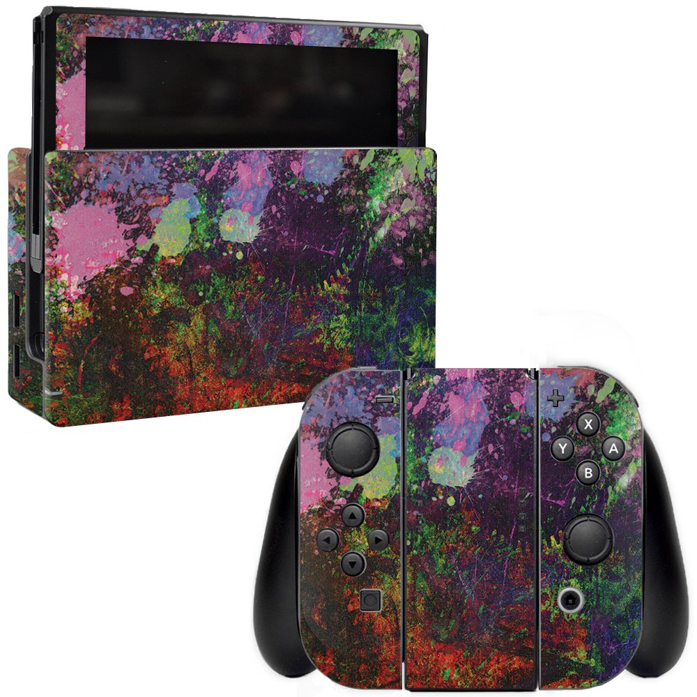 MightySkins Vinyl Decal Wrap Cover for Nintendo Switch - Paint Drip Design | Protective & Durable Skin | Easy to Apply & Remove | Made in USA | Perfect for Gaming, Travel & Customization