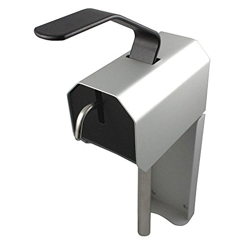 1 Gallon Soap Dispenser - Gray & Black Wall Mounted for Kitchen, Bathroom, or Commercial Use - Heavy Duty & Leak Proof Design