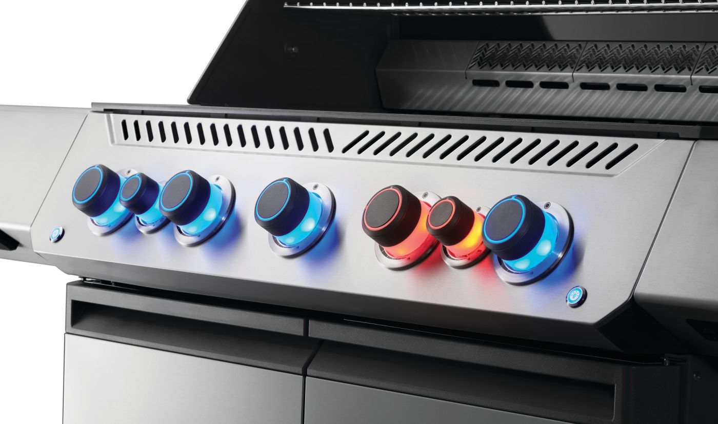 Napoleon Prestige 665 RSIB 5-Burner Stainless Steel Natural Gas Grill with Infrared Side Burner - Perfect for Backyard BBQs, Outdoor Cooking & Patio Entertaining