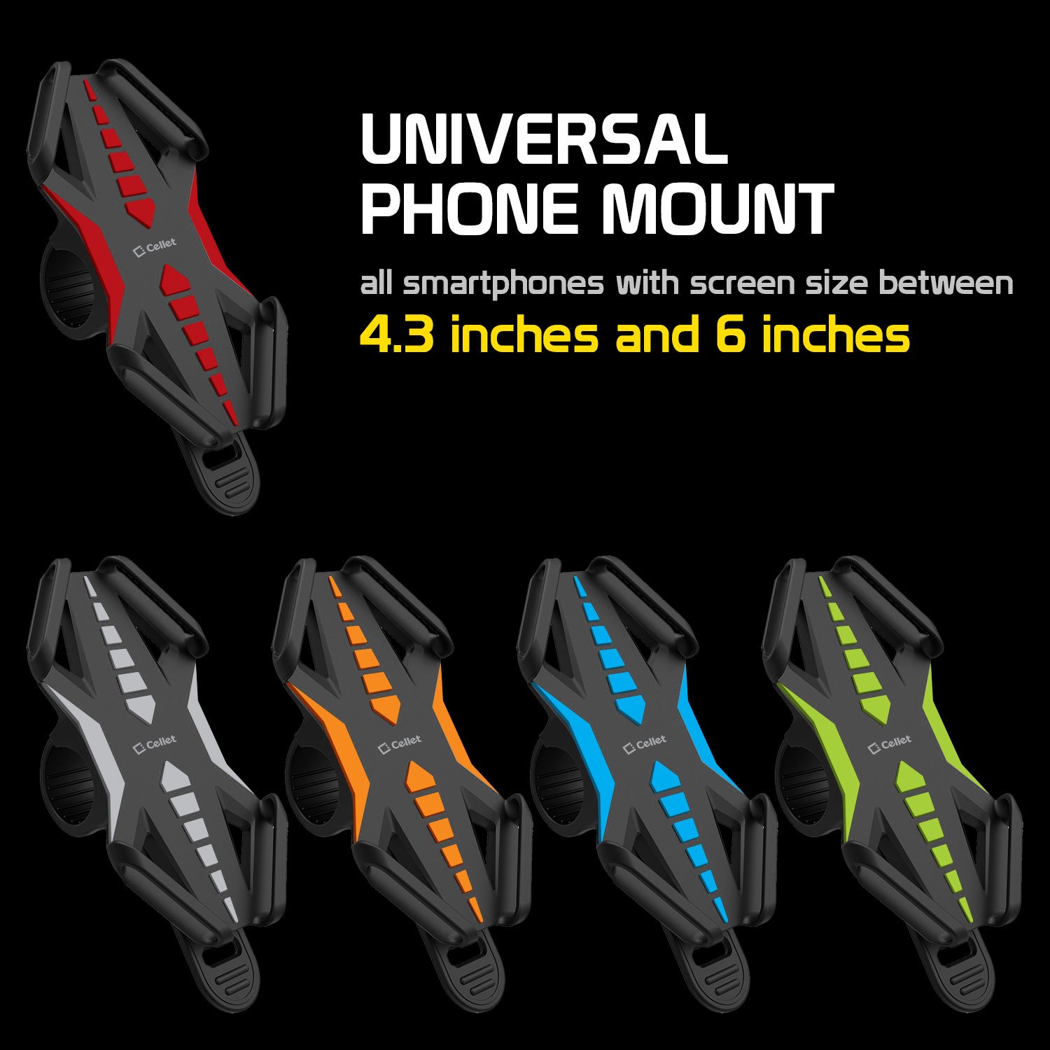 **Universal Bike Phone Mount Holder for Motorcycle & Bicycle - Compatible with iPhone, Samsung Galaxy, Google Pixel, Motorola - Secure & Adjustable (Blue) - Perfect for Cycling, Commuting & Outdoor Adventures**