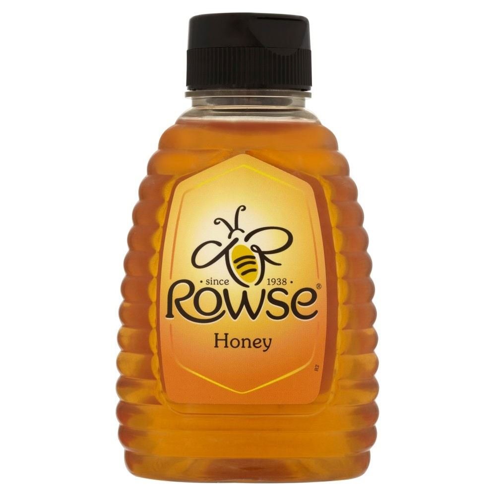 Rowse Pure Natural Honey Squeezy (250g) - Pack of 2 | Raw Unfiltered Honey for Tea, Baking & Smoothies | Healthy Sweetener Alternative for Breakfast & Cooking